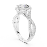 Ladies Ring DDLR-152@7 - White Gold - Image