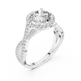 Ladies Ring DDLR-152@7 - White Gold - Image