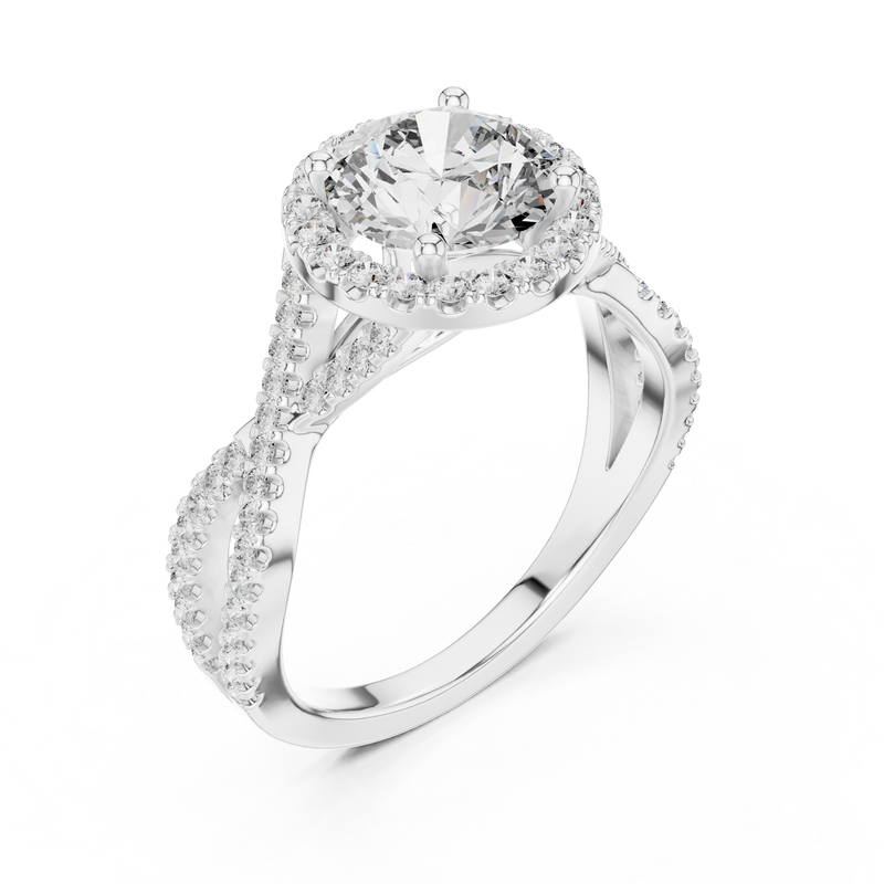 Ladies Ring DDLR-152@7 - White Gold - Image