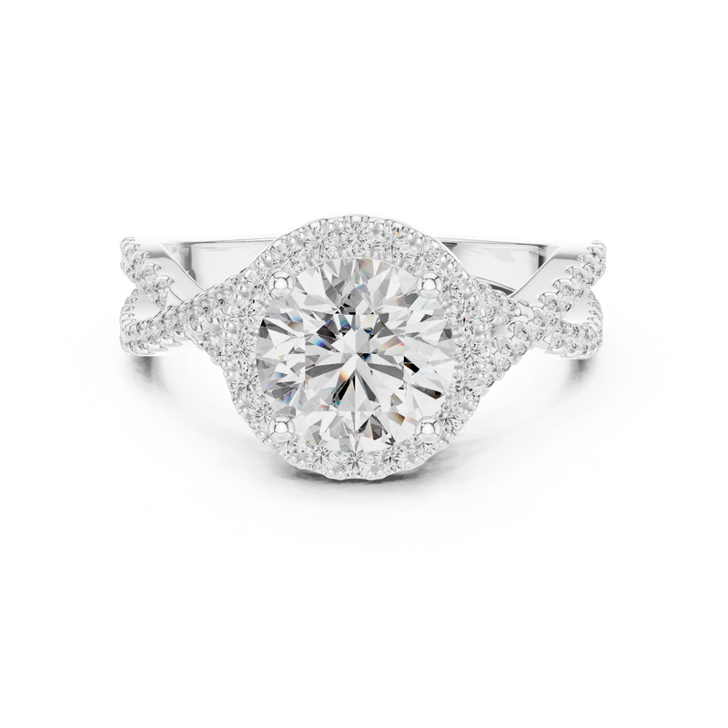 Ladies Ring DDLR-152@7 - White Gold - Image