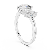 Ladies Ring DDLR-153@7 - White Gold - Image