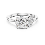 Ladies Ring DDLR-153@7 - White Gold - Image