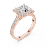 Ladies Ring DDLR-154@7 - Rose Gold - Image