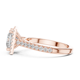 Ladies Ring DDLR-154@7 - Rose Gold - Image
