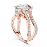 Ladies Ring DDLR-155@7 - Rose Gold - Image