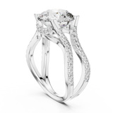 Ladies Ring DDLR-155@7 - White Gold - Image