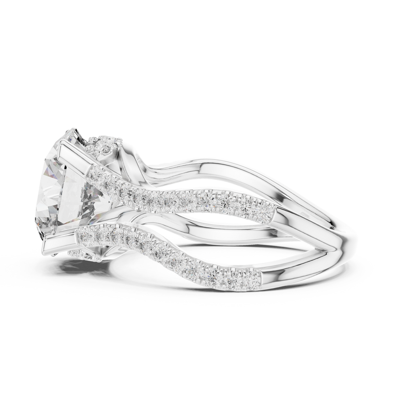 Ladies Ring DDLR-155@7 - White Gold - Image
