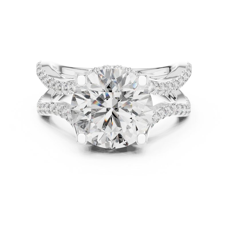 Ladies Ring DDLR-155@7 - White Gold - Image