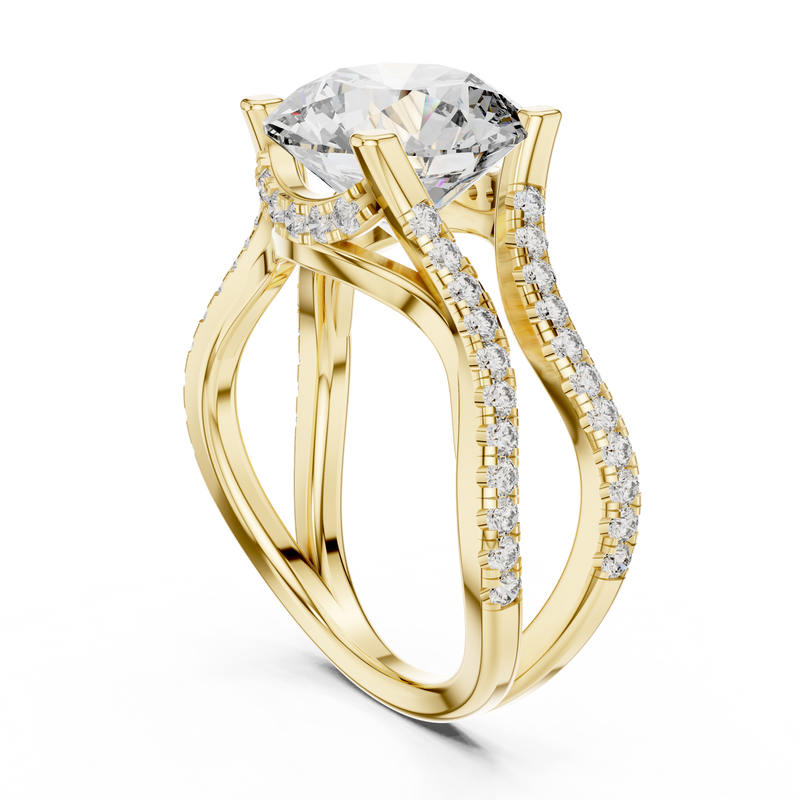 Ladies Ring DDLR-155@7 - Yellow Gold - Image