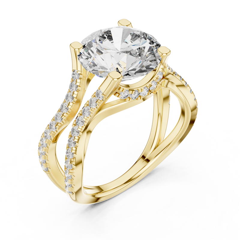 Ladies Ring DDLR-155@7 - Yellow Gold - Image