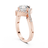 Ladies Ring DDLR-156@7 - Rose Gold - Image