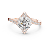 Ladies Ring DDLR-156@7 - Rose Gold - Image