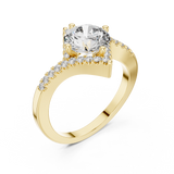 Ladies Ring DDLR-156@7 - Yellow Gold - Image