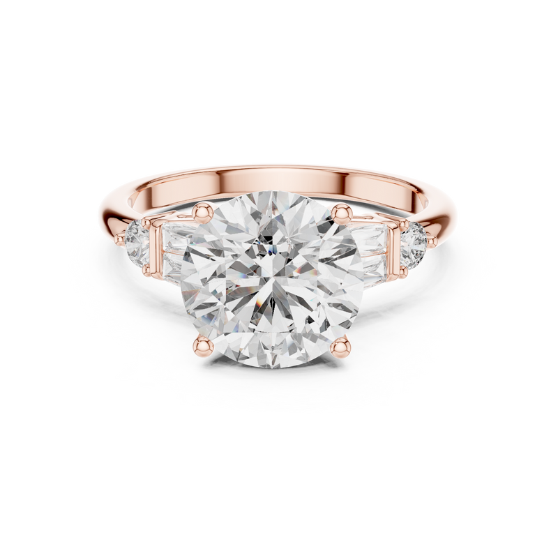 Ladies Ring DDLR-157@7 - Rose Gold - Image