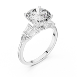 Ladies Ring DDLR-157@7 - White Gold - Image