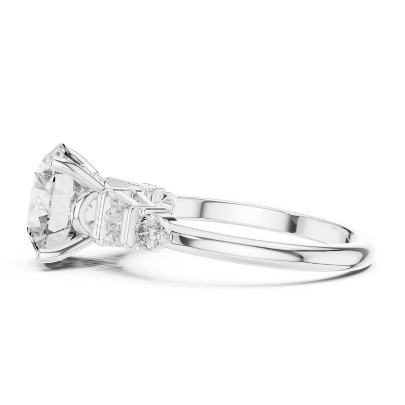 Ladies Ring DDLR-157@7 - White Gold - Image