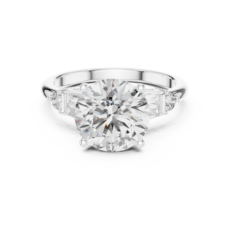 Ladies Ring DDLR-157@7 - White Gold - Image