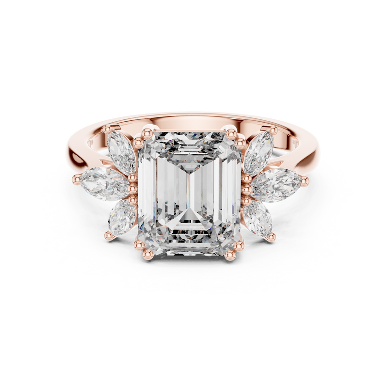 Ladies Ring DDLR-158@7 - Rose Gold - Image