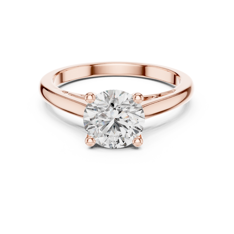 Ladies Ring DDLR-159@7 - Rose Gold - Image