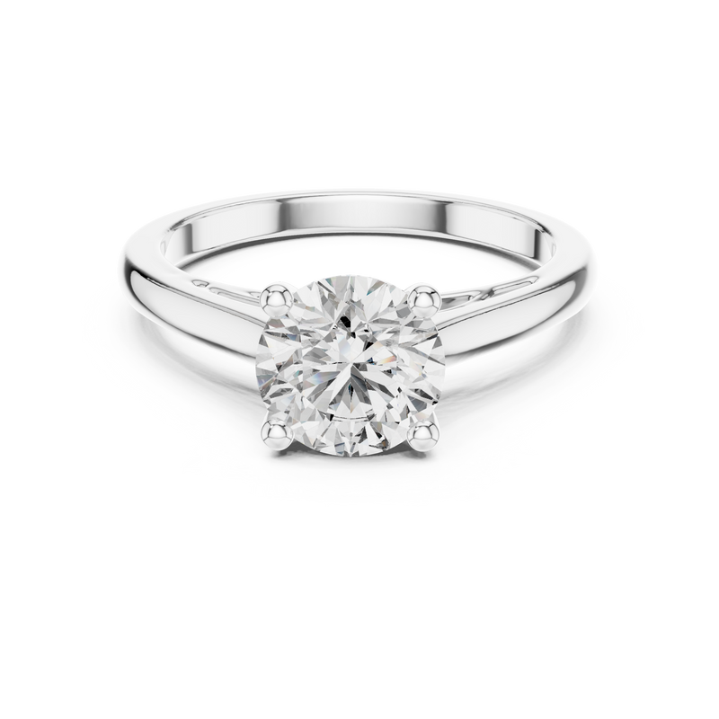 Ladies Ring DDLR-159@7 - White Gold - Image