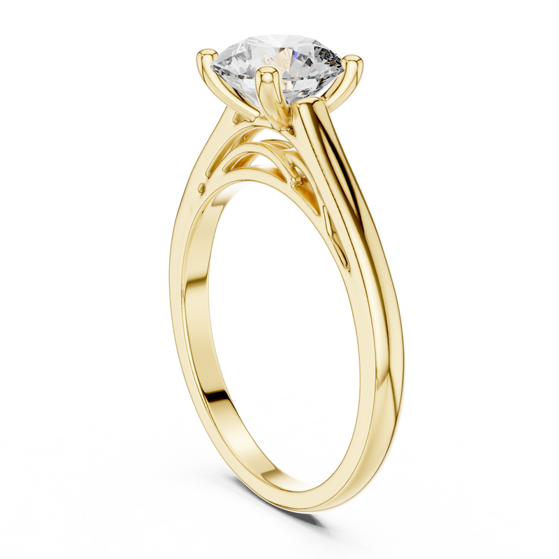 Ladies Ring DDLR-159@7 - Yellow Gold - Image
