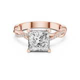 Ladies Ring DDLR-160@7 - Rose Gold - Image