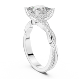Ladies Ring DDLR-160@7 - White Gold - Image