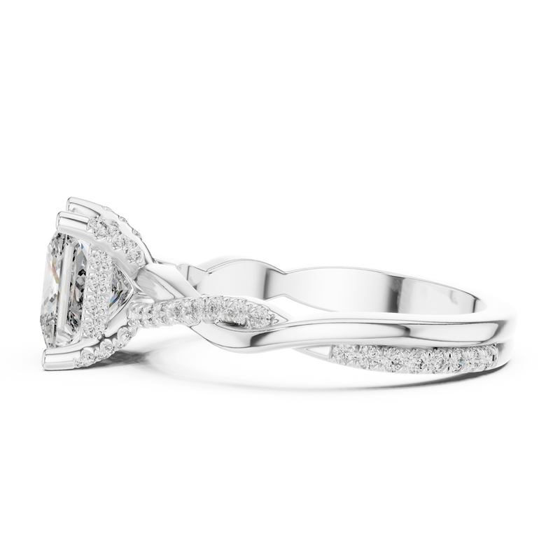 Ladies Ring DDLR-160@7 - White Gold - Image