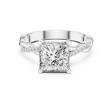 Ladies Ring DDLR-160@7 - White Gold - Image
