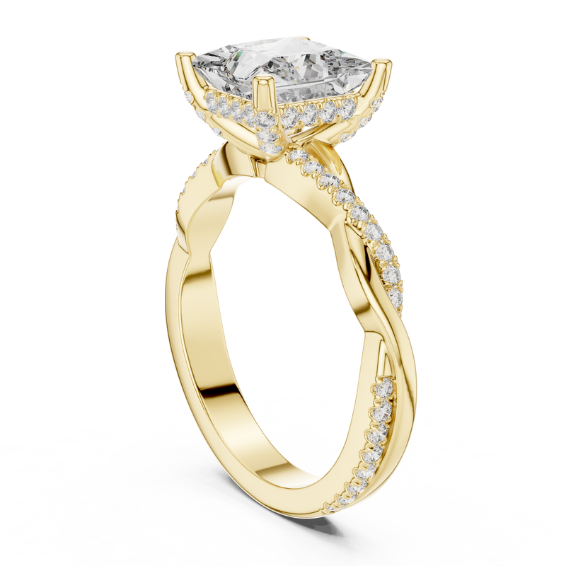 Ladies Ring DDLR-160@7 - Yellow Gold - Image