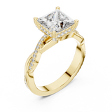 Ladies Ring DDLR-160@7 - Yellow Gold - Image