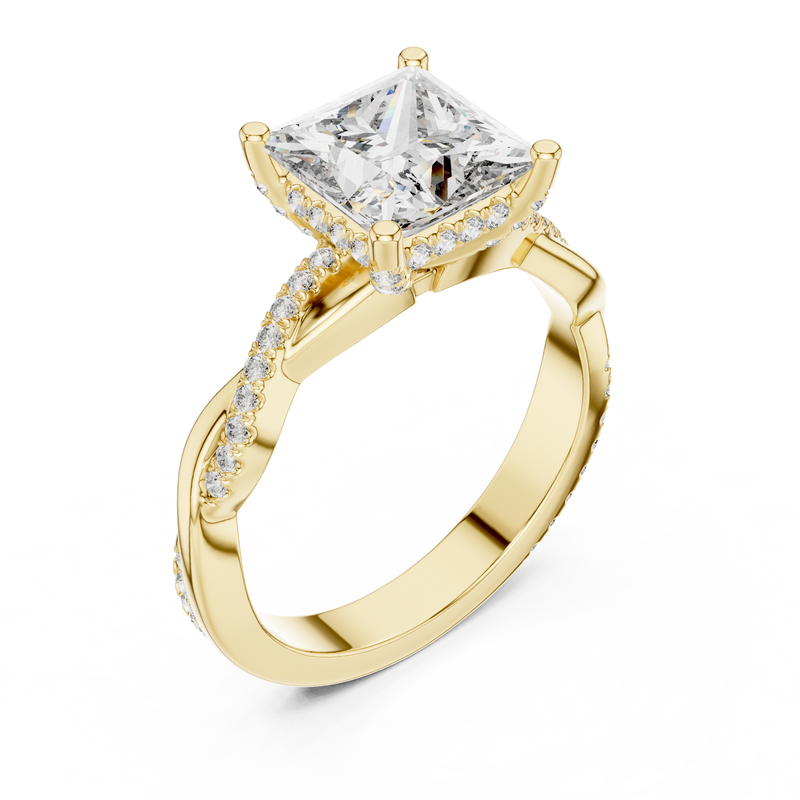 Ladies Ring DDLR-160@7 - Yellow Gold - Image