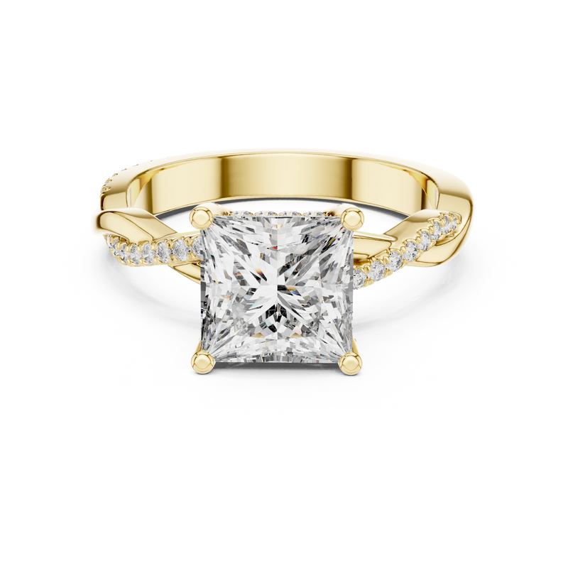 Ladies Ring DDLR-160@7 - Yellow Gold - Image
