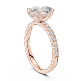 Ladies Ring DDLR-161@7 - Rose Gold - Image