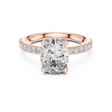 Ladies Ring DDLR-161@7 - Rose Gold - Image