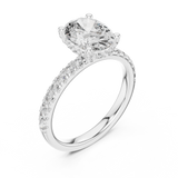 Ladies Ring DDLR-161@7 - White Gold - Image