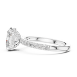 Ladies Ring DDLR-161@7 - White Gold - Image
