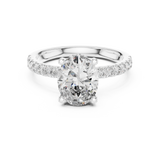 Ladies Ring DDLR-161@7 - White Gold - Image
