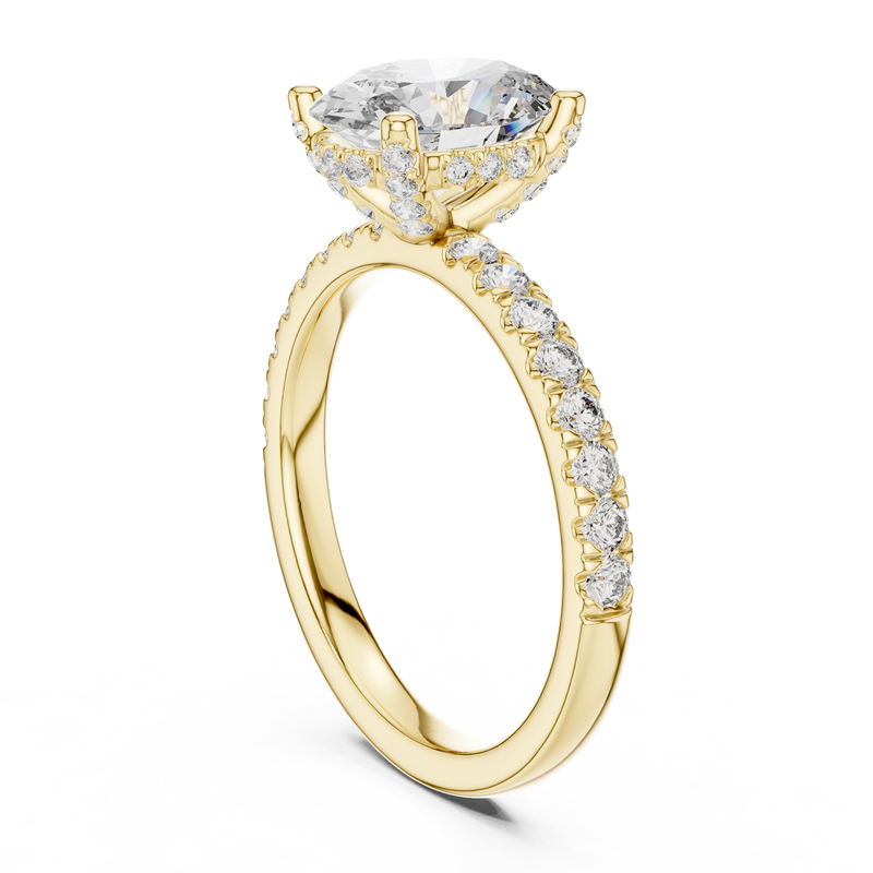 Ladies Ring DDLR-161@7 - Yellow Gold - Image
