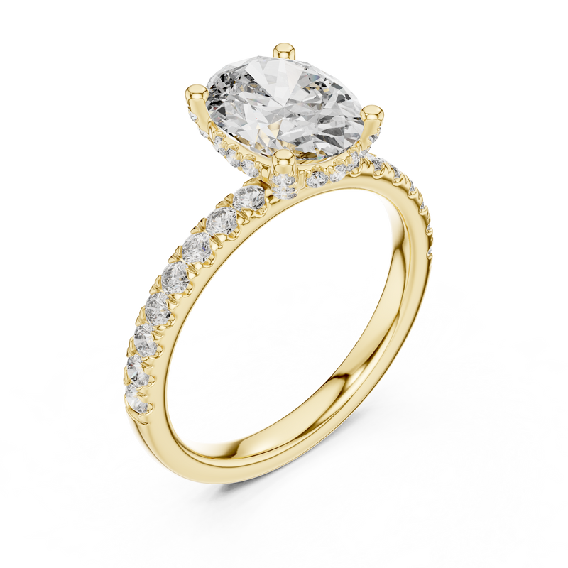 Ladies Ring DDLR-161@7 - Yellow Gold - Image