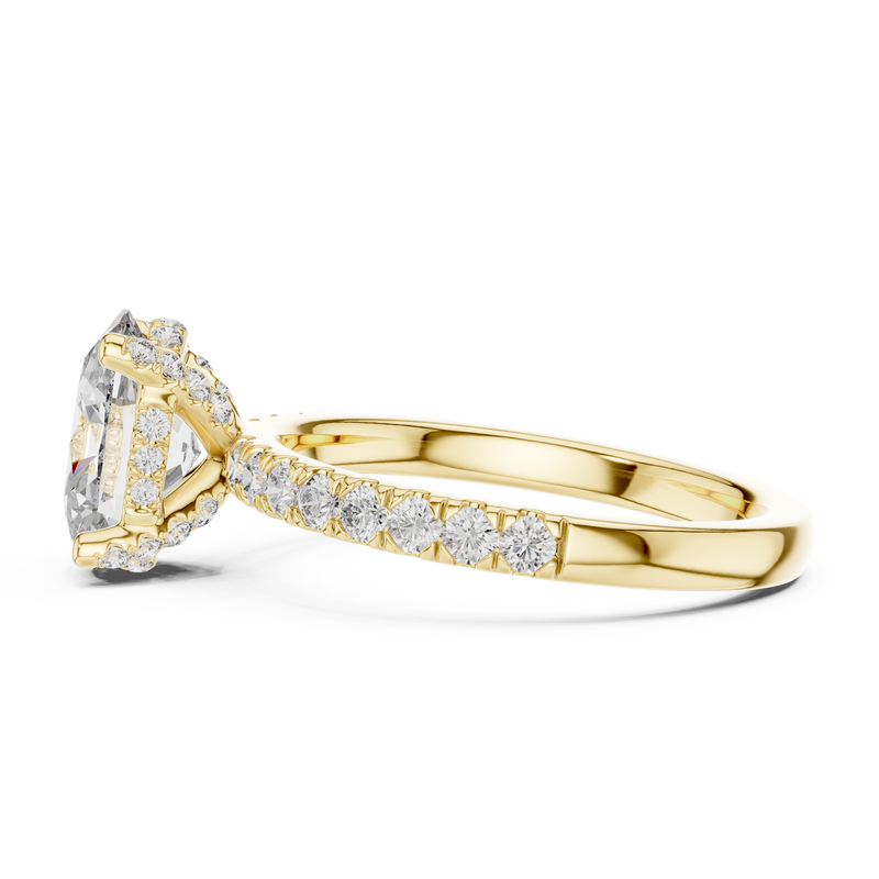Ladies Ring DDLR-161@7 - Yellow Gold - Image
