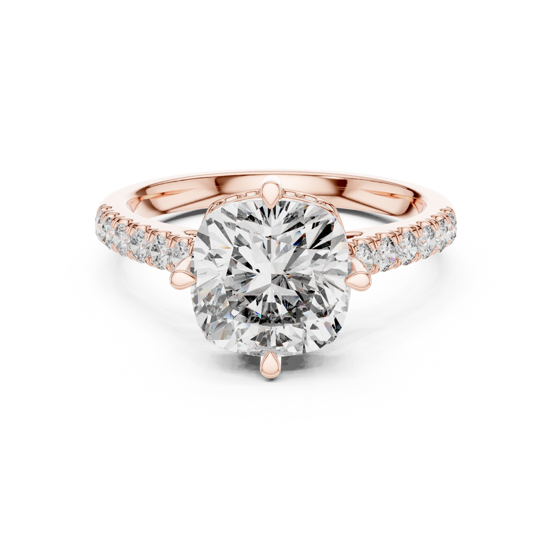 Ladies Ring DDLR-162@7 - Rose Gold - Image