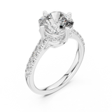 Ladies Ring DDLR-162@7 - White Gold - Image
