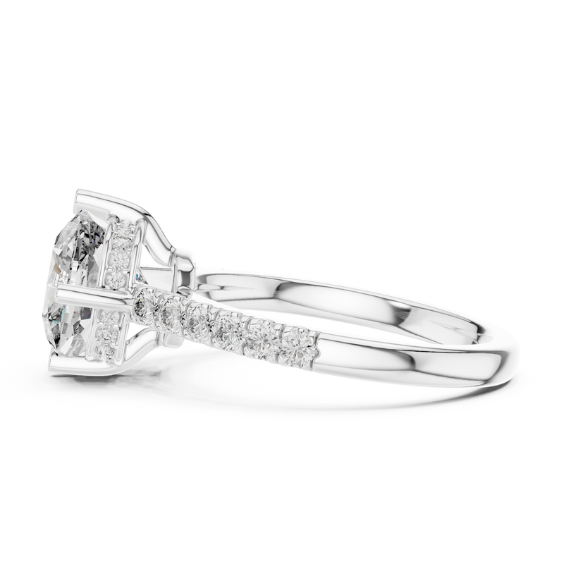 Ladies Ring DDLR-162@7 - White Gold - Image