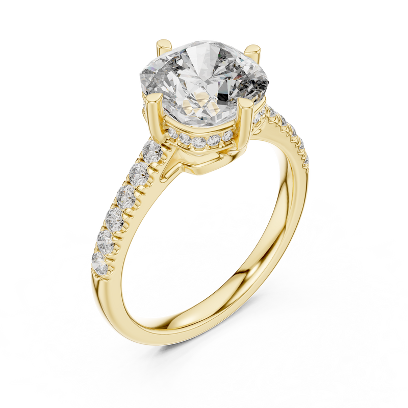 Ladies Ring DDLR-162@7 - Yellow Gold - Image