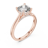 Ladies Ring DDLR-163@7 - Rose Gold - Image