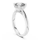 Ladies Ring DDLR-163@7 - White Gold - Image