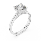 Ladies Ring DDLR-163@7 - White Gold - Image