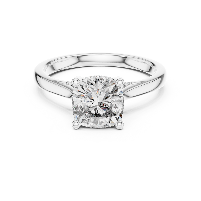Ladies Ring DDLR-163@7 - White Gold - Image