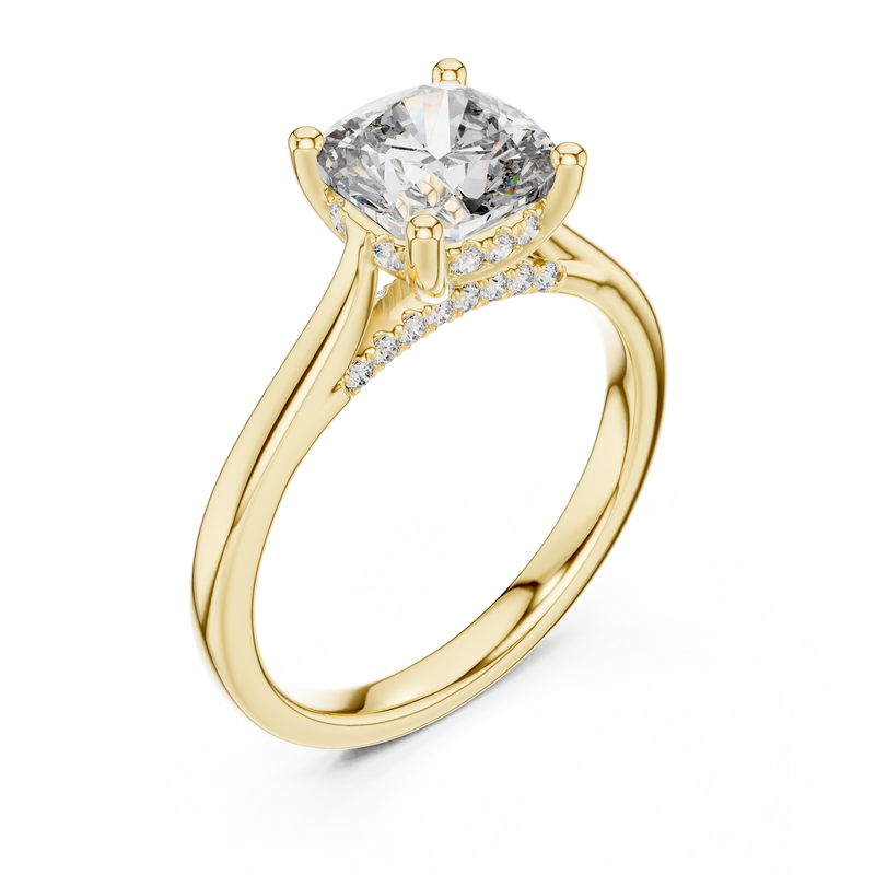 Ladies Ring DDLR-163@7 - Yellow Gold - Image